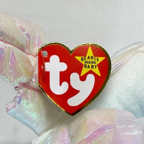 Ty Beanie Babies Extremely Rare *1995 Magic The Dragon *PVC *Tag Errors *Mint - Picture 5 of 10